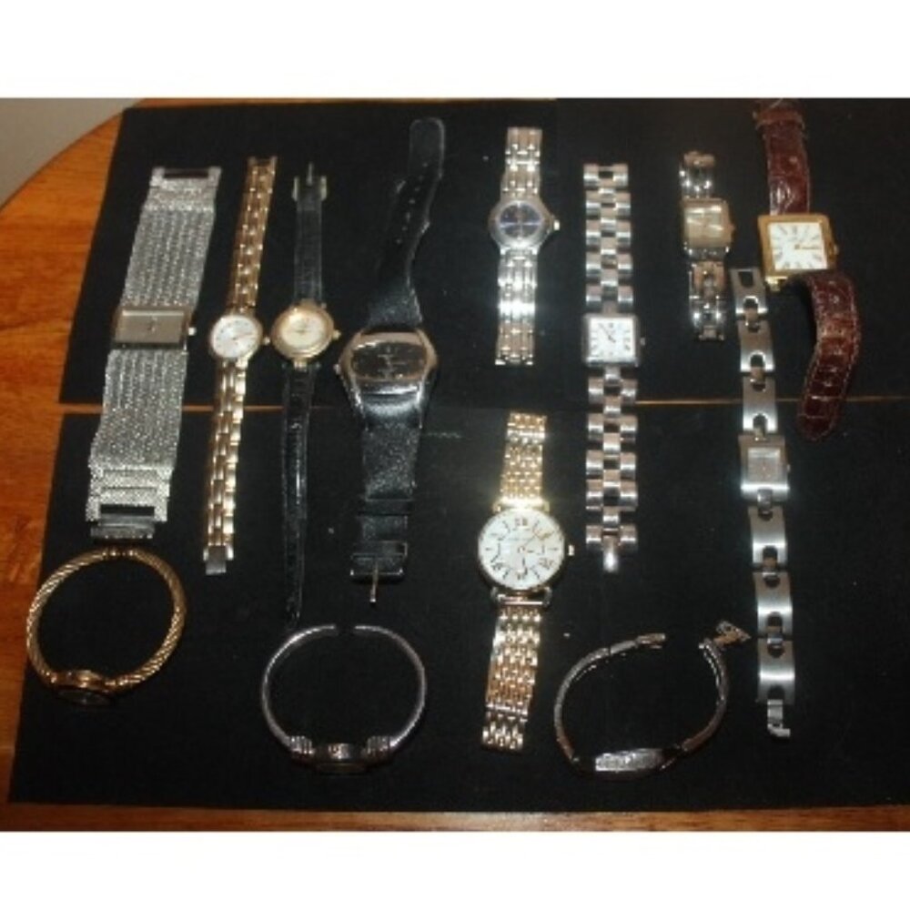 13 ANNE KLEIN Trendy Watches Timepieces  MOP Diamond Bracelet Styles